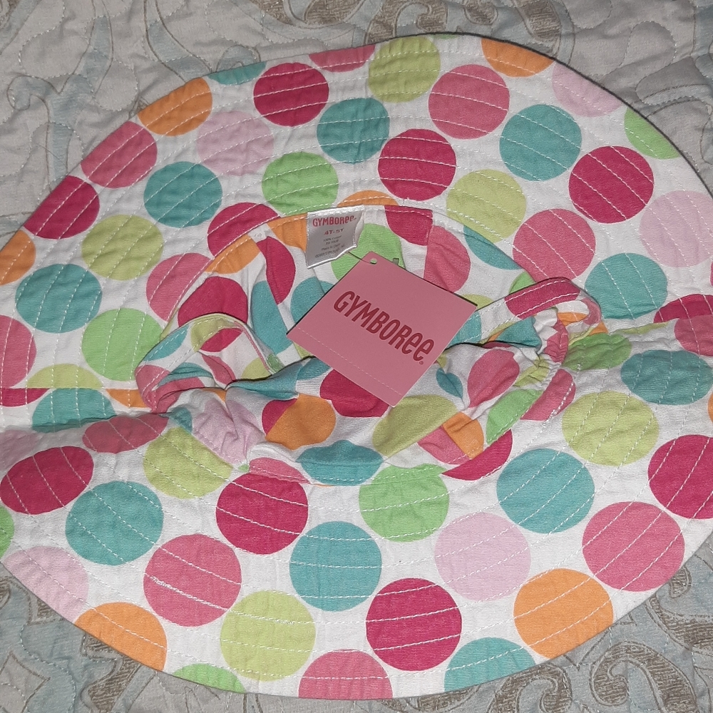 Gymboree Multicolor Polka Dot Hat for Kids - Picture 3 of 3